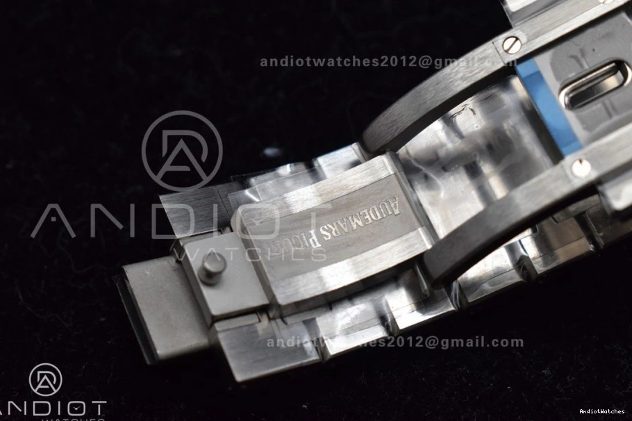 Super Textured Edition on 15500 Dial 445 Clone Bracelet APSF 41mm A4302 Blue Best Lightweight 1:1 Oak Royal SS SS 0107